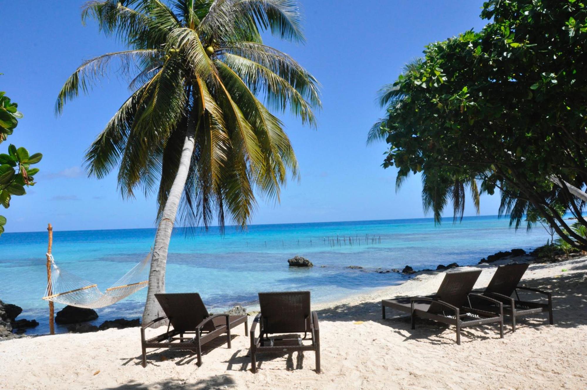 Le Coconut Lodge Avatoru ภายนอก รูปภาพ